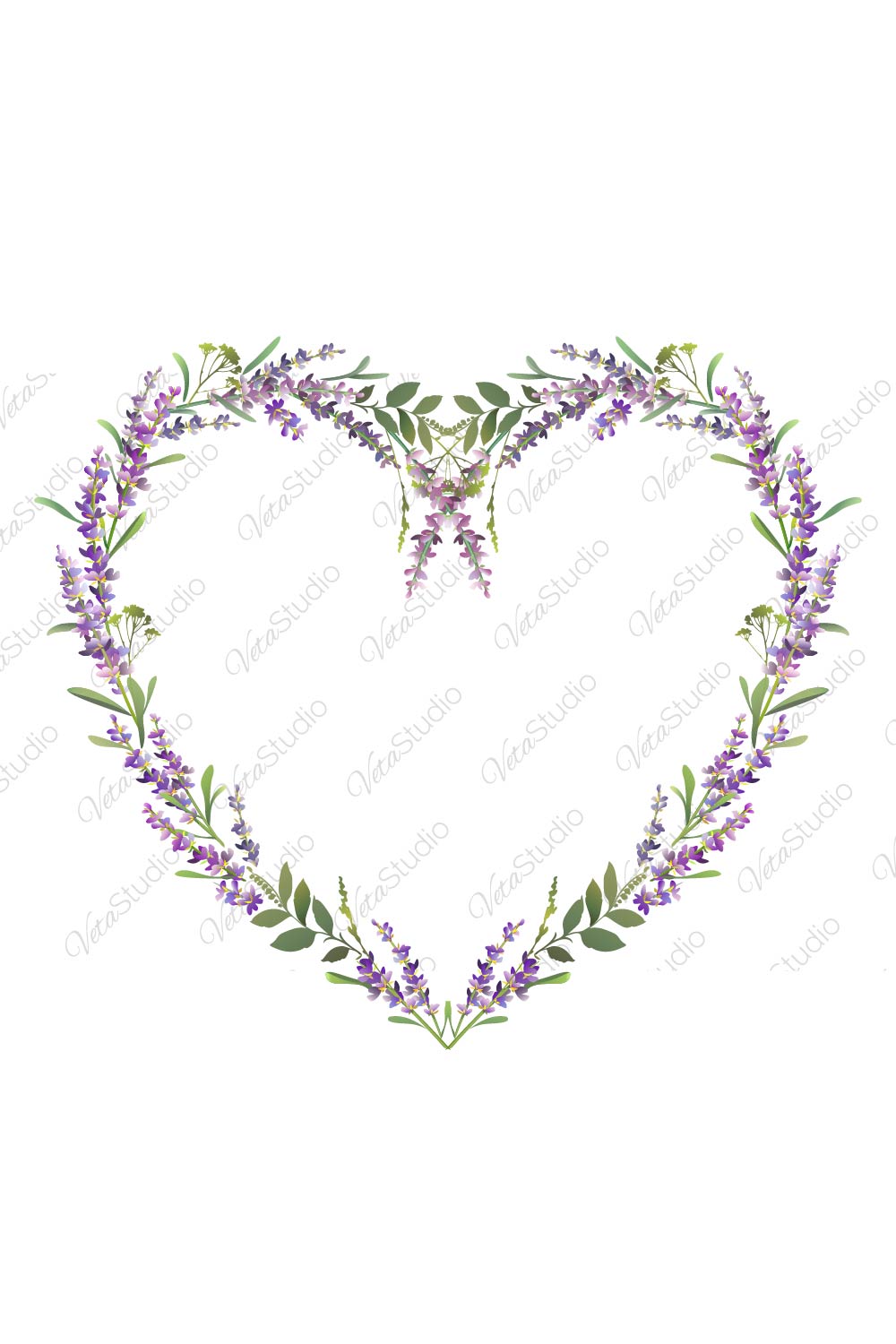 Lavender Heart Lavender Frame - Only 6$ pinterest preview image.