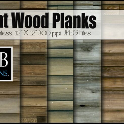 16 Light Wood Plank Textures cover image.