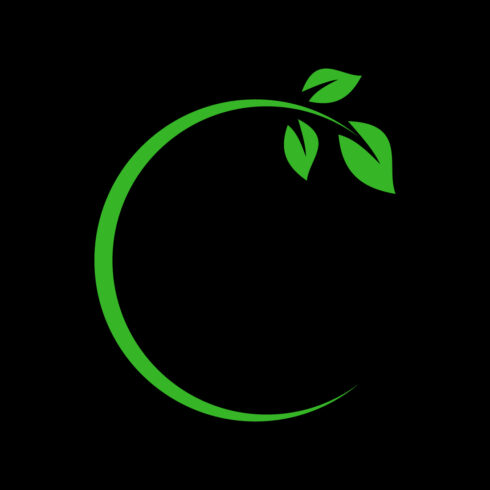 Leaf, plant, logo Green leaves, nature symbol, Vector design template cover image.