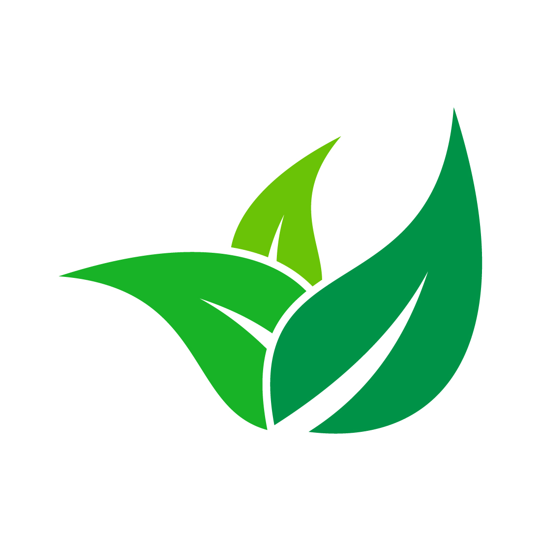 Premium Vector  Green leaf nature plant conceptual symbol vector