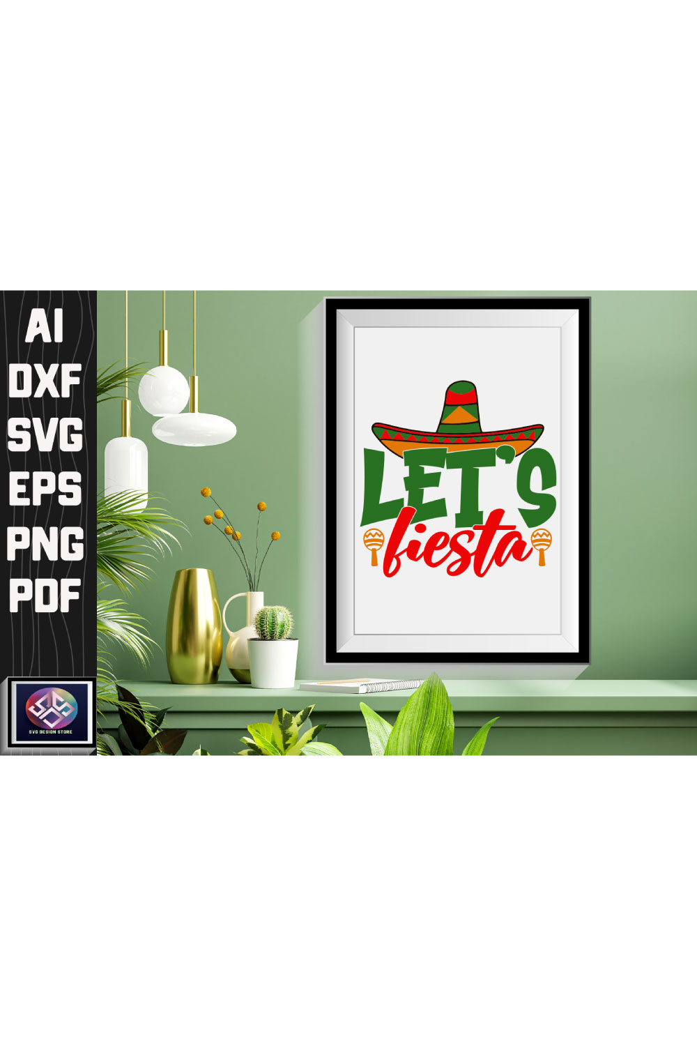 Let’s Fiesta pinterest preview image.