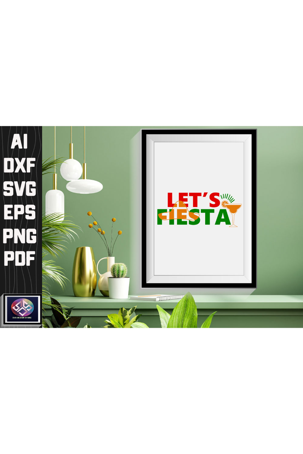 Let’s Fiesta pinterest preview image.