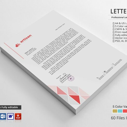 Letterhead cover image.