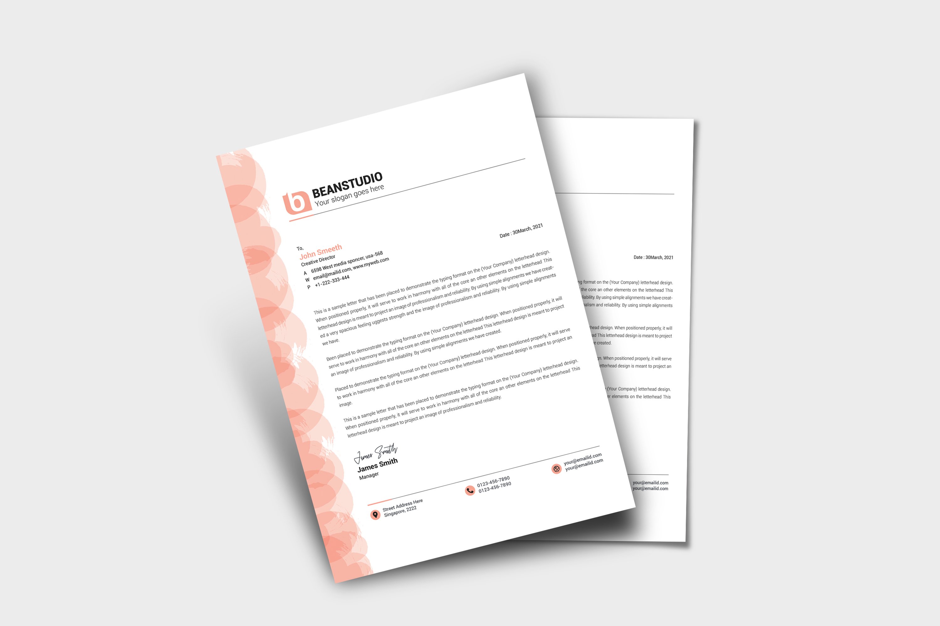 letterhead template3 43