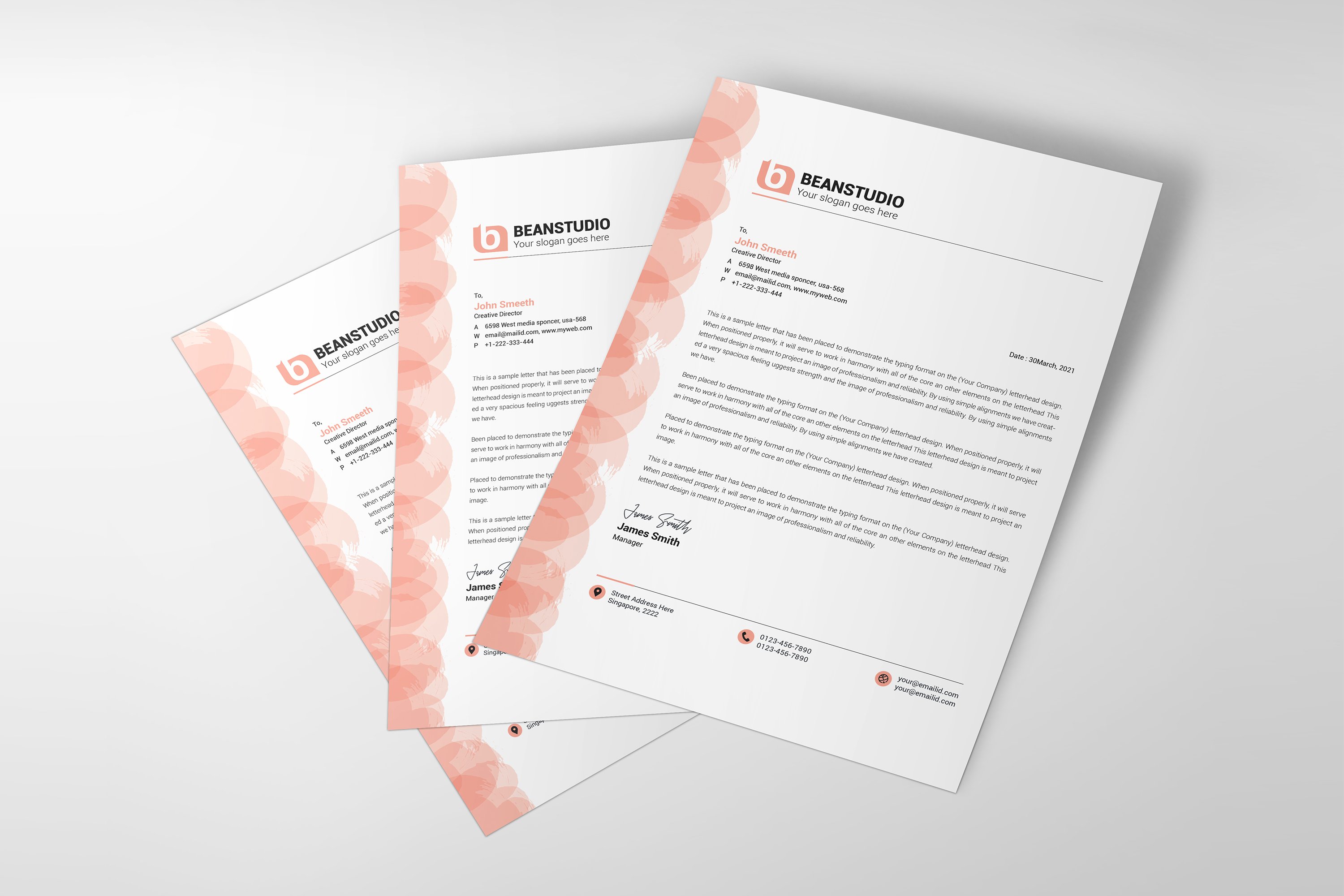 letterhead template4 456