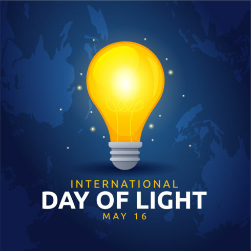 15 International Day of Light Illustration cover image.