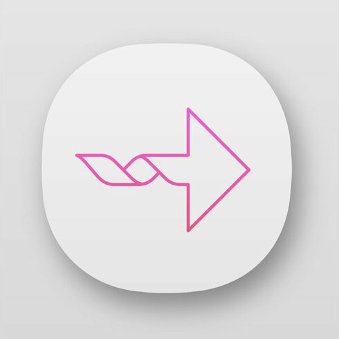 Twisted arrow app icon cover image.