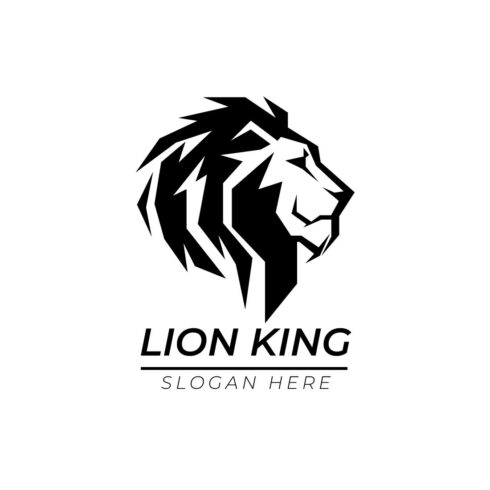 Cool Lion Head Logo Vector design Template cover image.