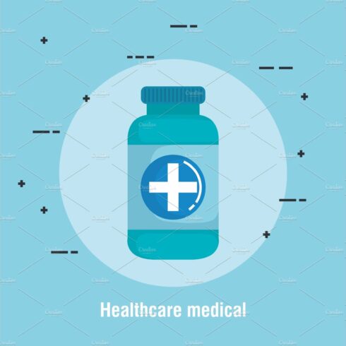 bottle drugs healthcare medical cover image.