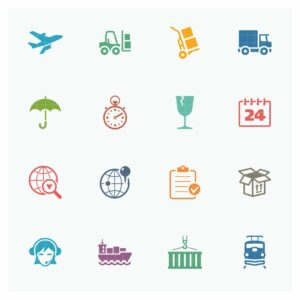 Logistics Icons - Colored Series – MasterBundles