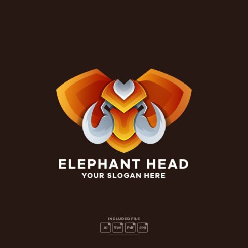 Elephant Gradient Colorful Logo cover image.