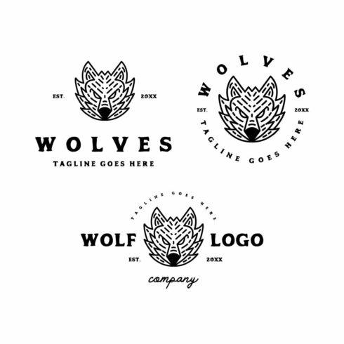 wolf face logo cover image.
