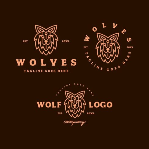 wolf head logo cover image.