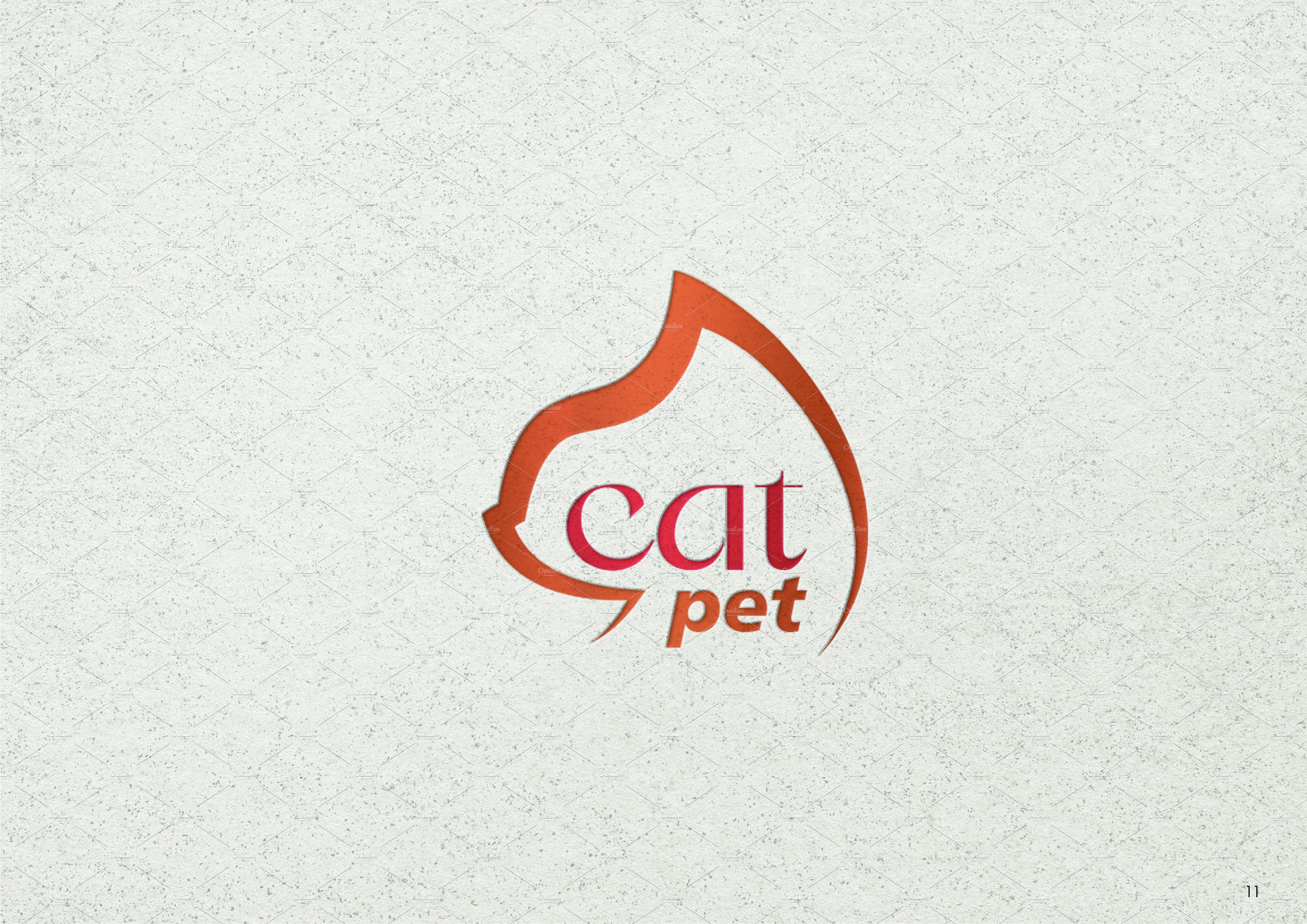Cat pet Logo cover image.