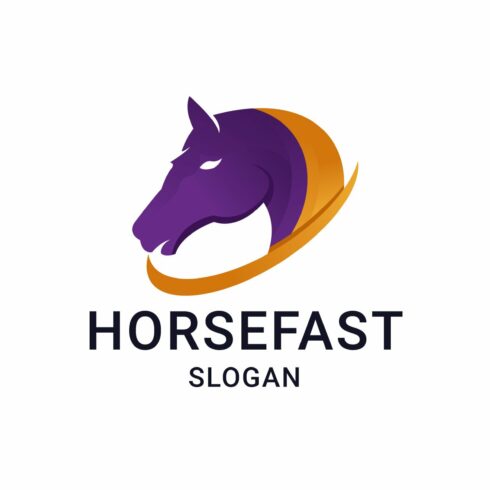 Gradient Logo Purple Color Horse cover image.
