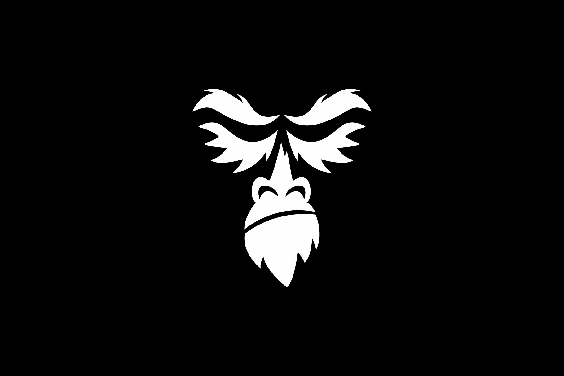 monkey face logo – MasterBundles