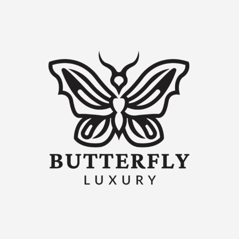 Butterfly Outline Logo cover image.