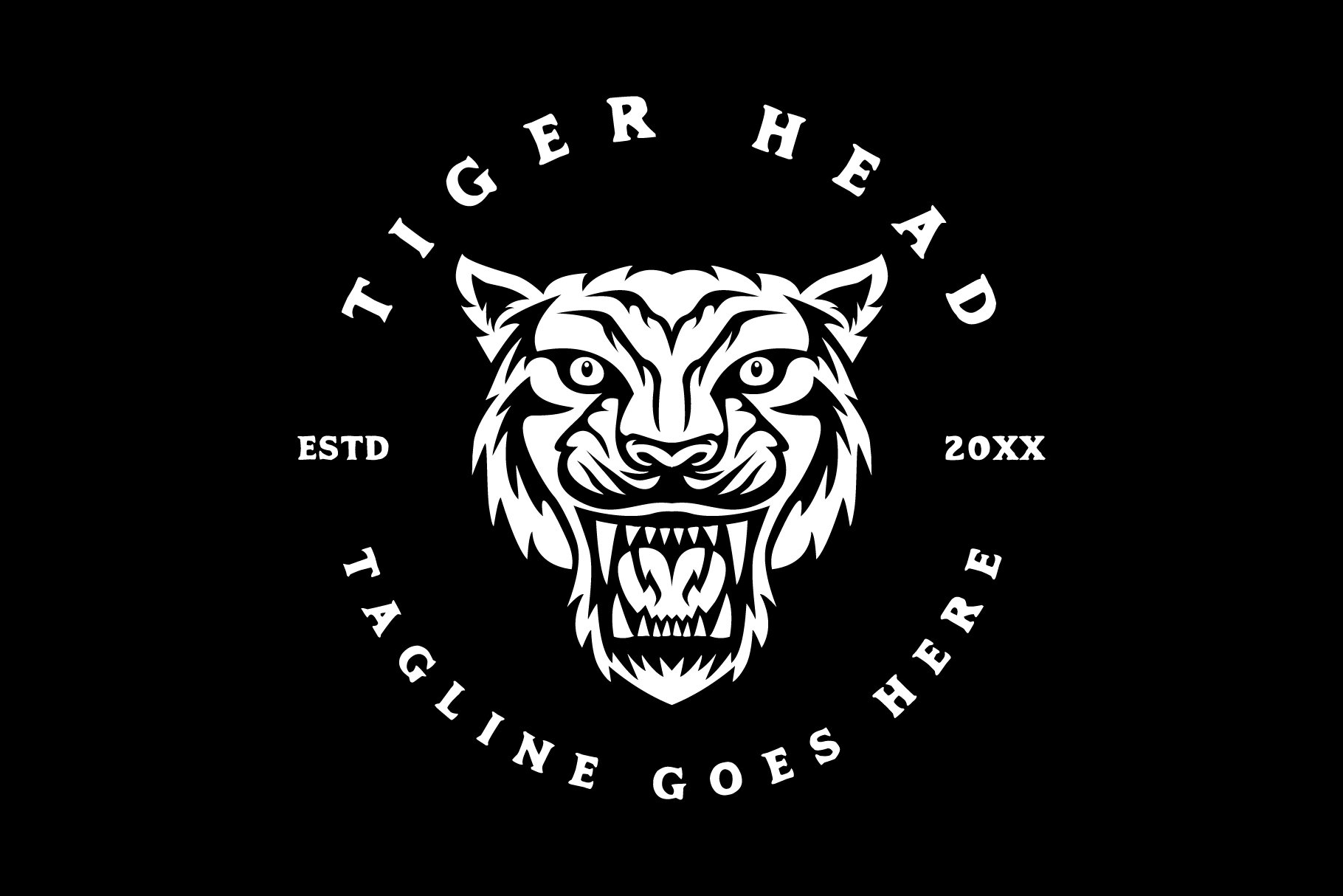 Tiger Head Beast Logo cover image.