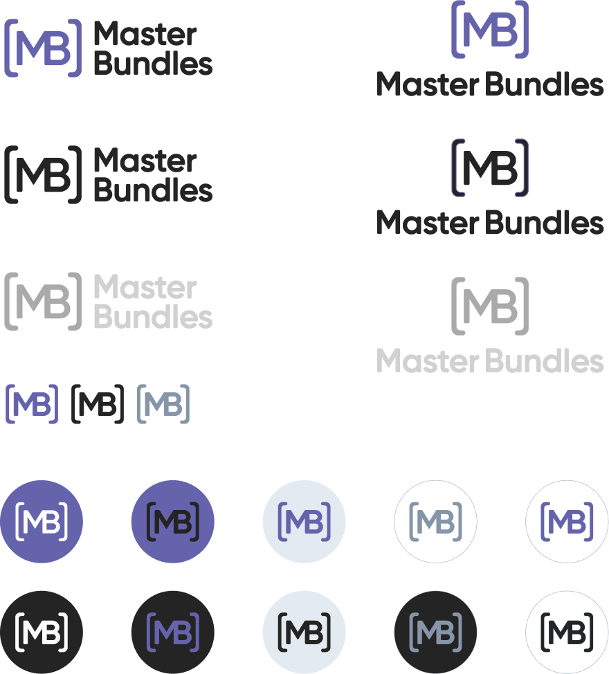 MasterBundles Logo Variations.