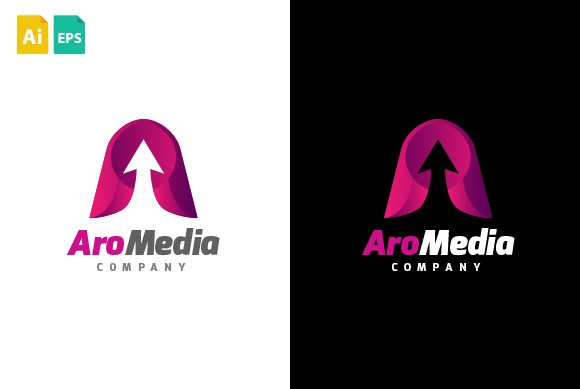 AroMedia Logo preview image.