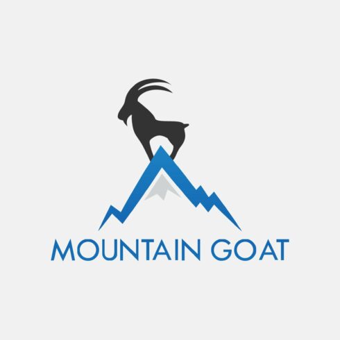 Goat logo template cover image.