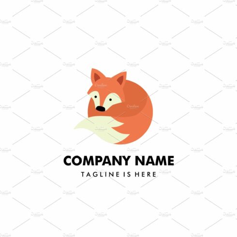 cute fox logo illustration cover image.