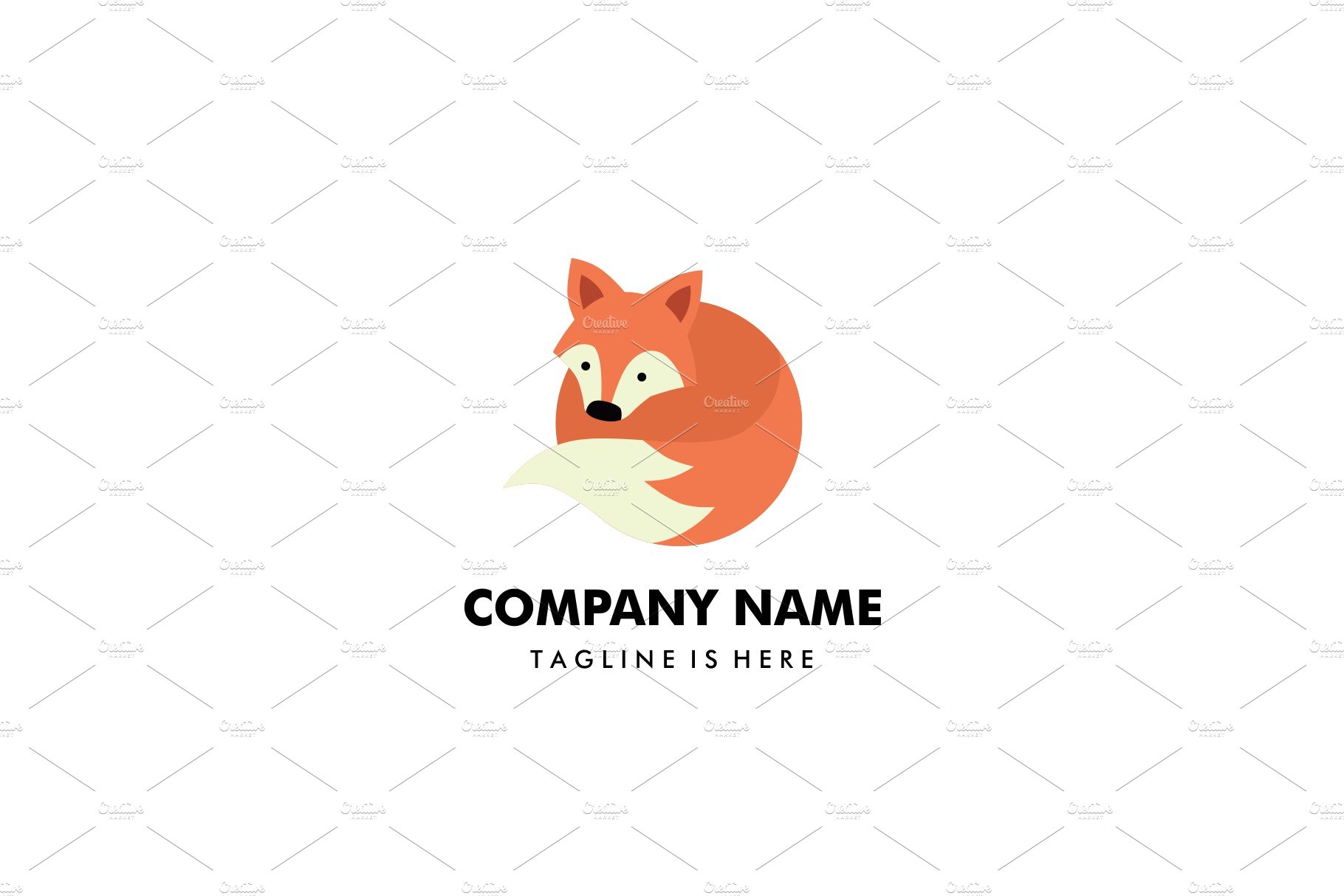 cute fox logo illustration cover image.