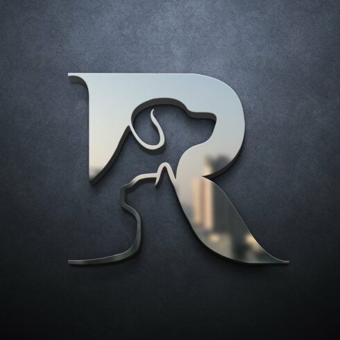 R Letter Pet Logo cover image.