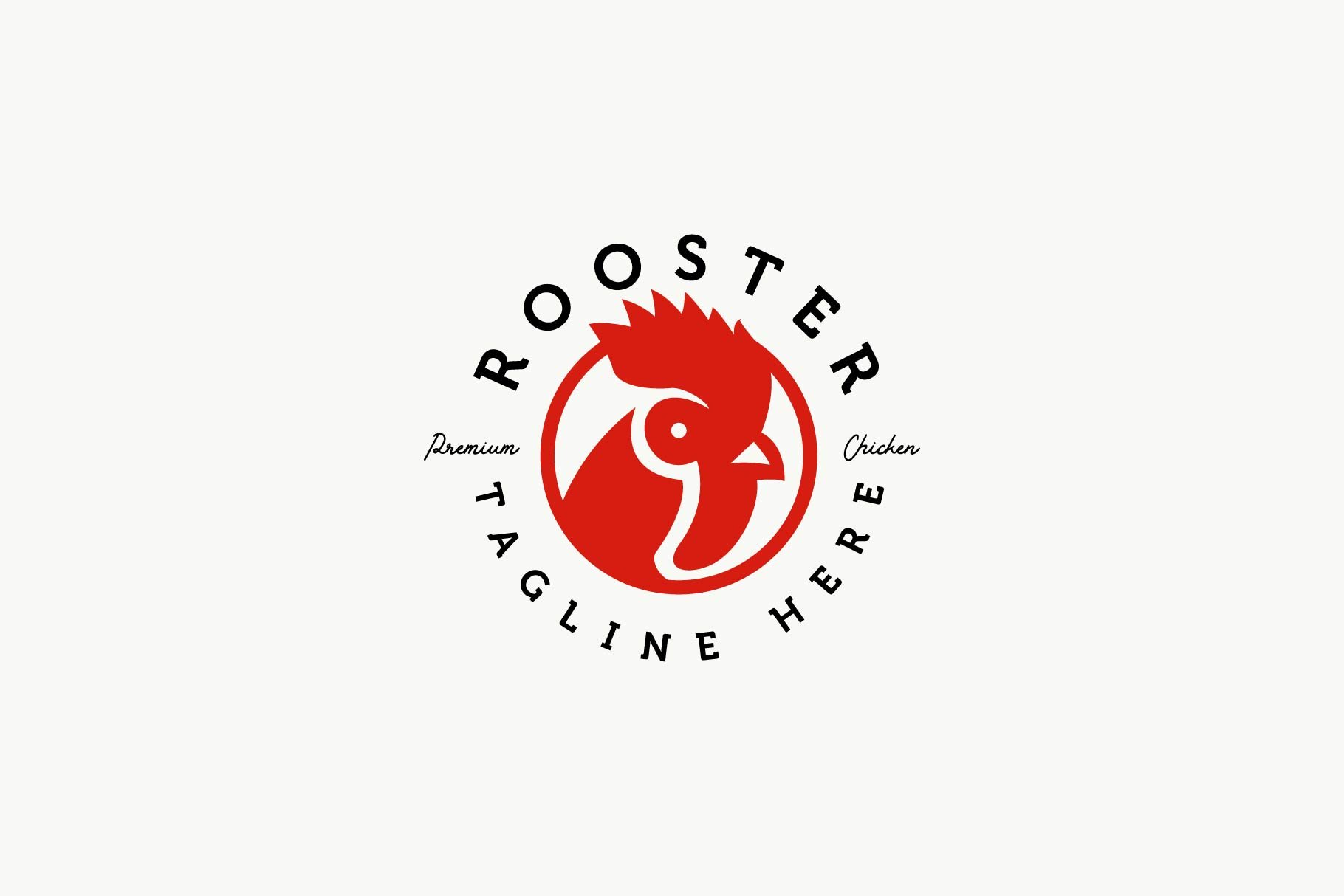 rooster head logo cover image.