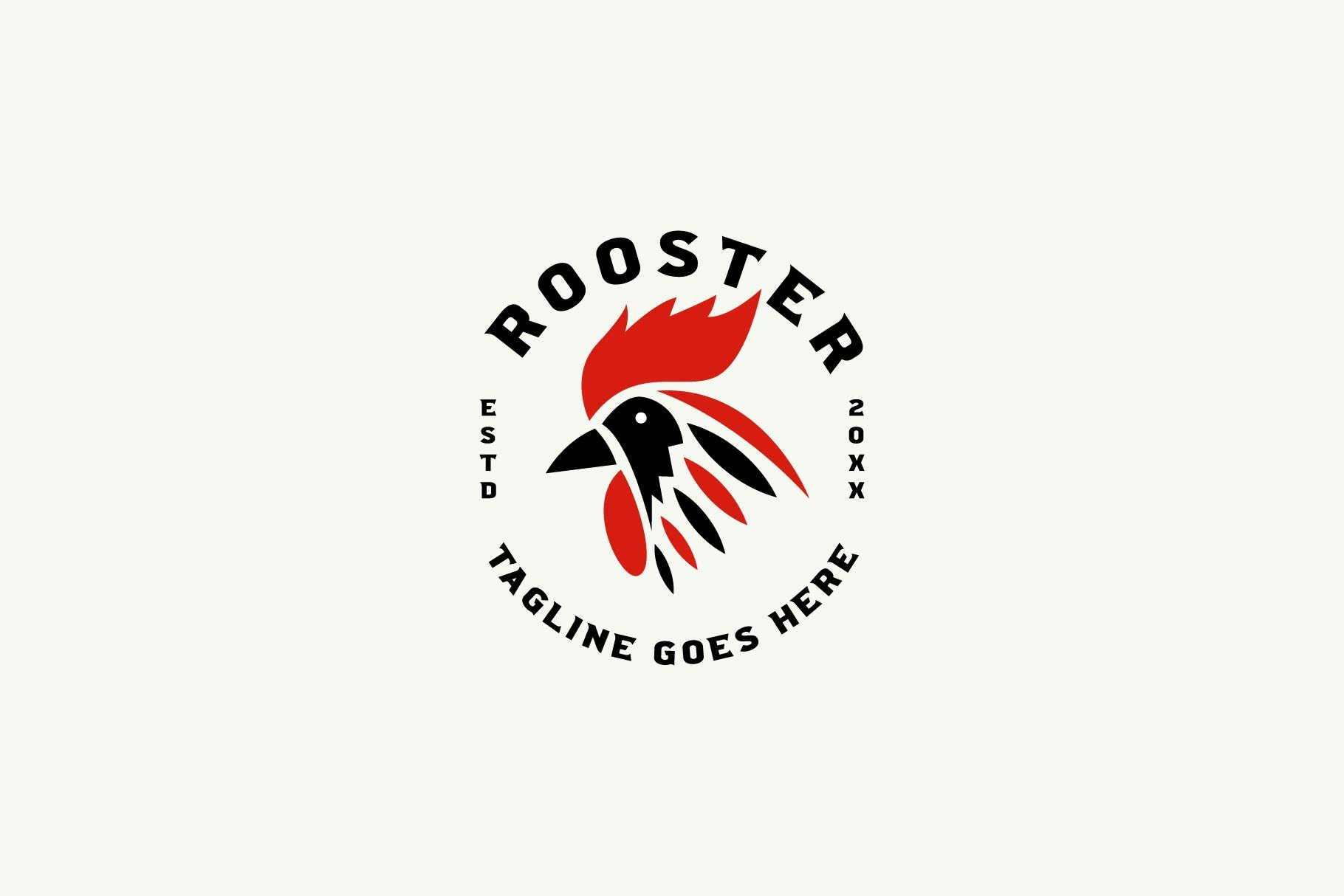 rooster chicken logo cover image.