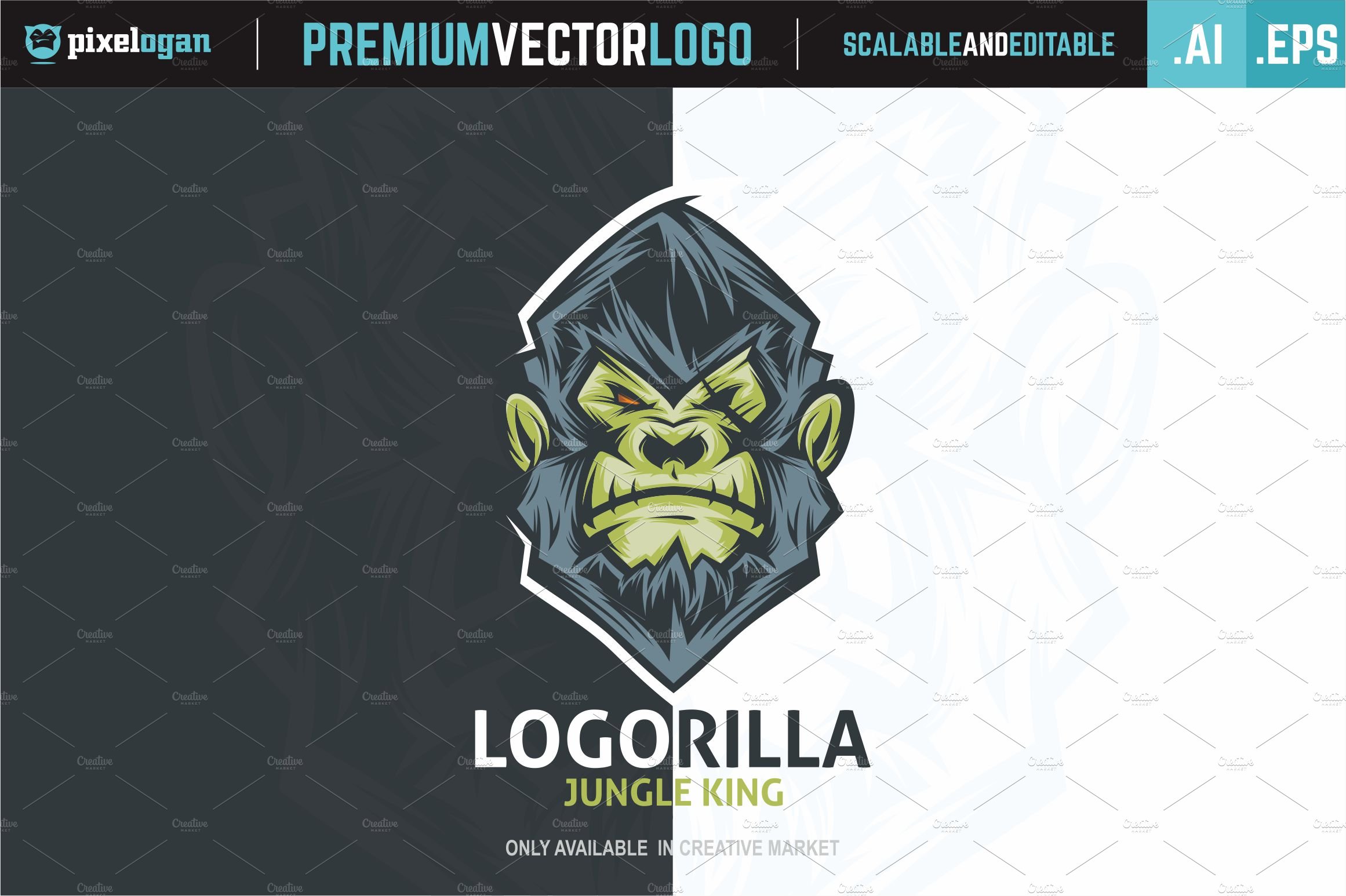 Gorilla Head Logo cover image.