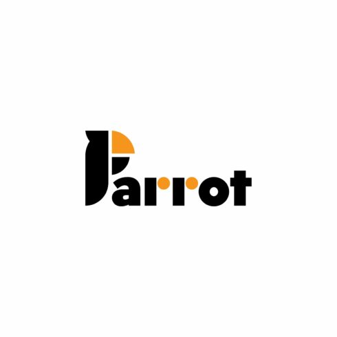 Parrot coin logo template. cover image.
