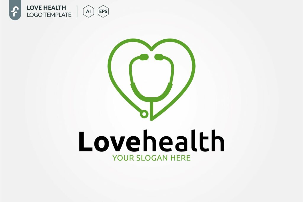 Love Health Logo – MasterBundles