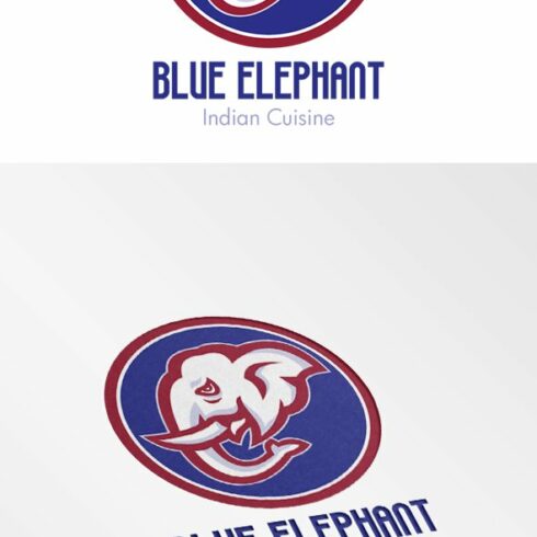 Blue Elephant Indian Cuisine Logo cover image.