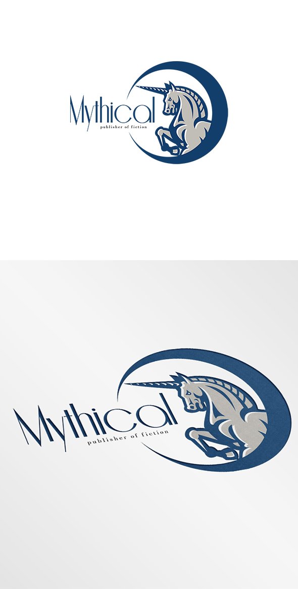 Unicorn Mythical Publishers Logo cover image.
