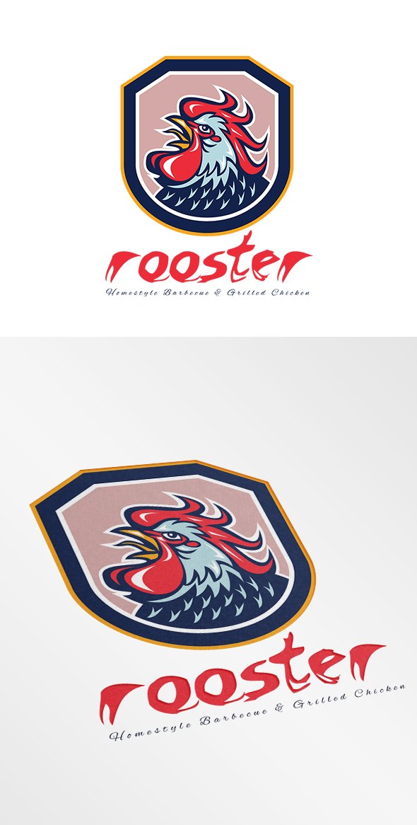 Rooster Chicken Grill Logo cover image.