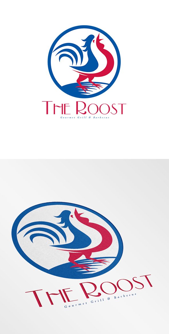 The Roost Gourmet Grill Logo cover image.