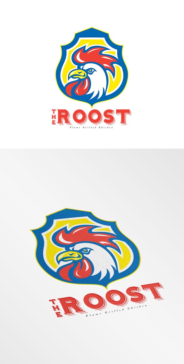 The Roost Flame Grilled Chicken Logo cover image.