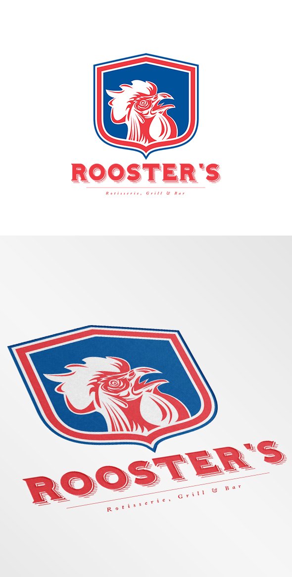 Rooster's Grill and Bar Logo cover image.