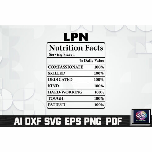 Lpn Nutrition Facts cover image.