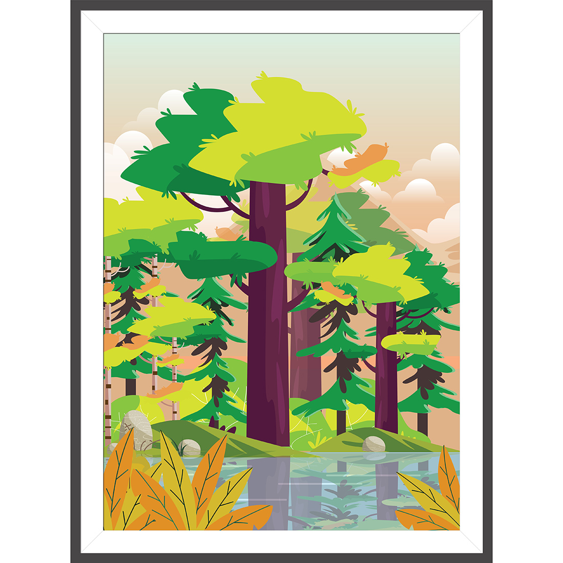 Pine forest cover image.