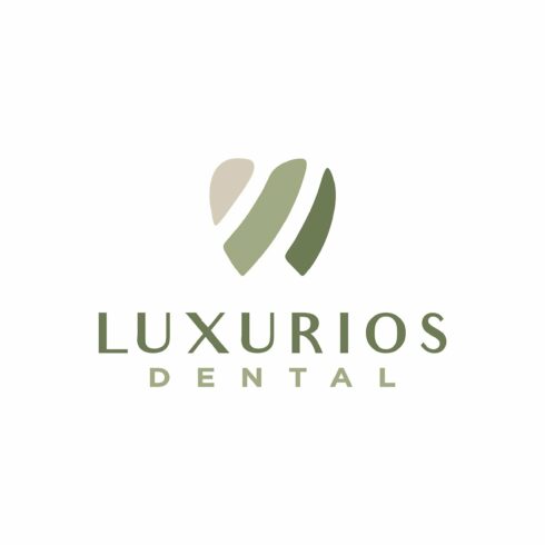 luxury dental logo design Template cover image.
