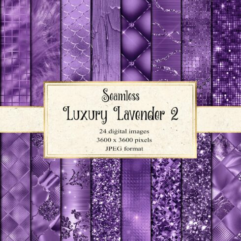 Luxury Lavender Textures cover image.