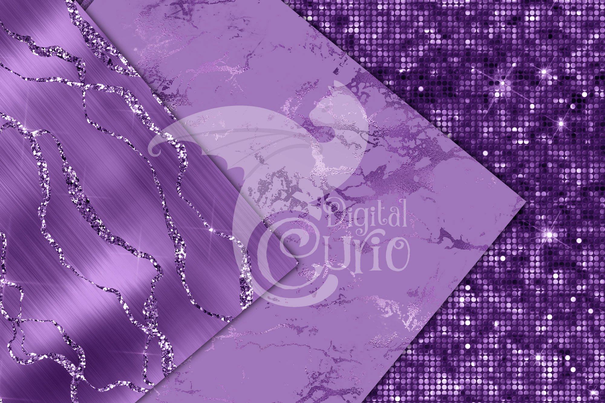 Luxury Lavender Textures preview image.