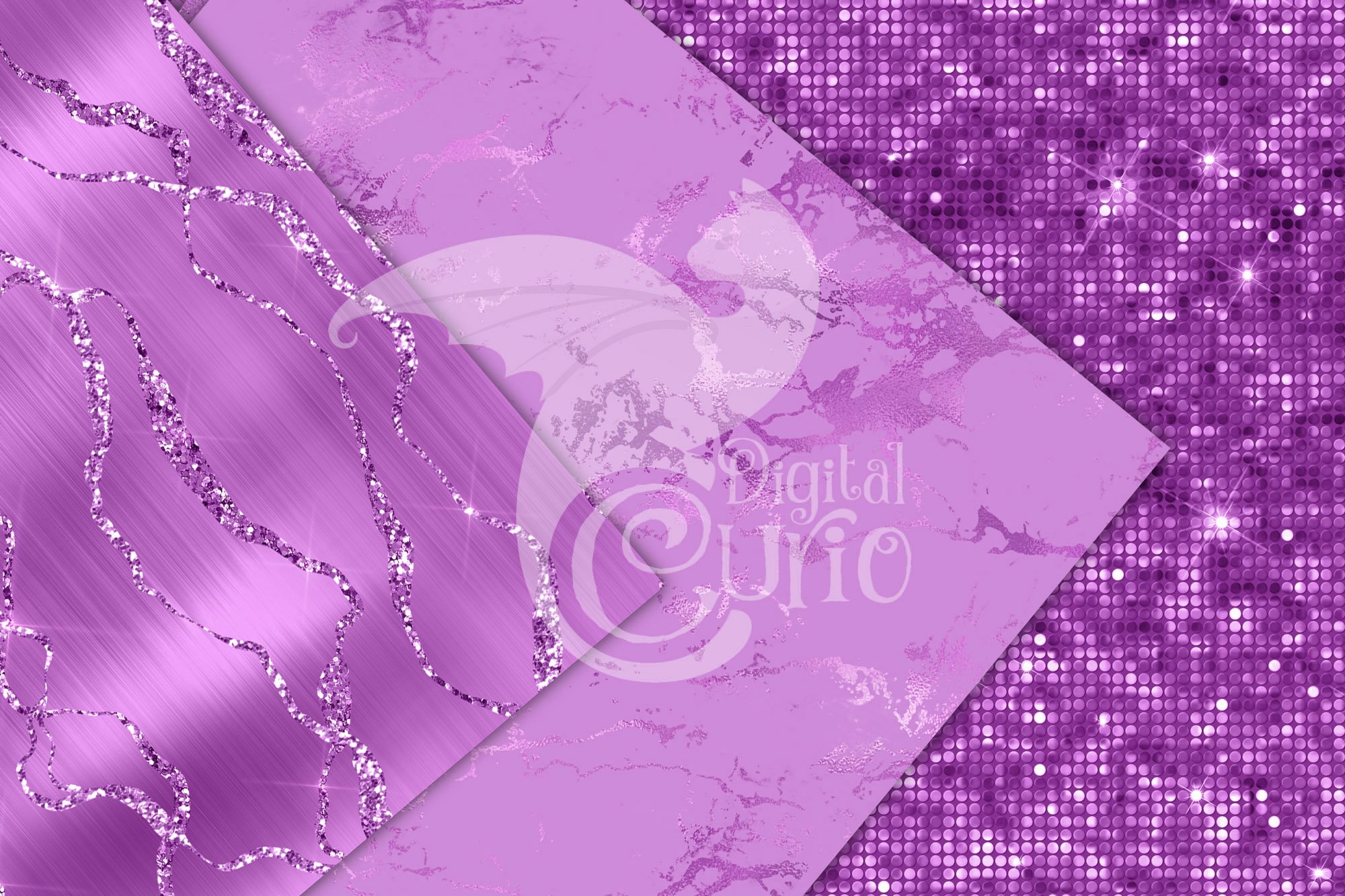 Luxury Purple Textures preview image.