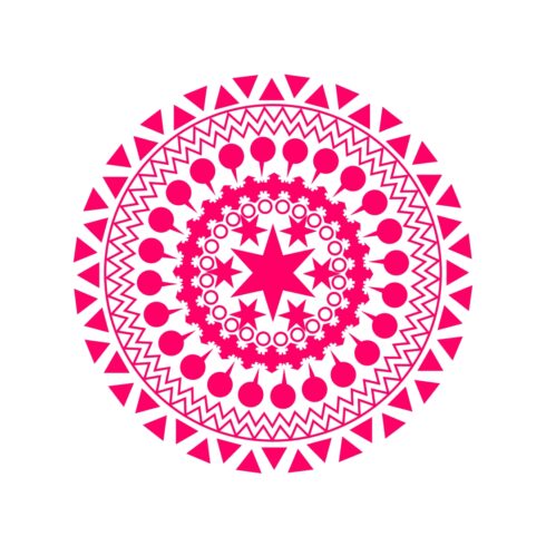 Modern Mandala Design Files DXF PNG For Print On Demand Projects DXF PNG SVG JPG cover image.