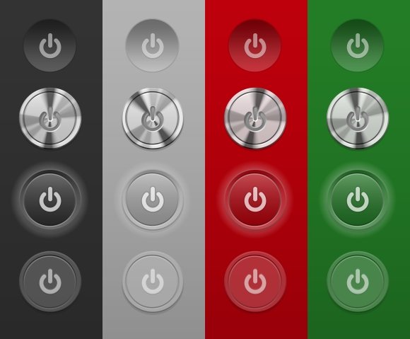 Vector Mac Power Buttons cover image.