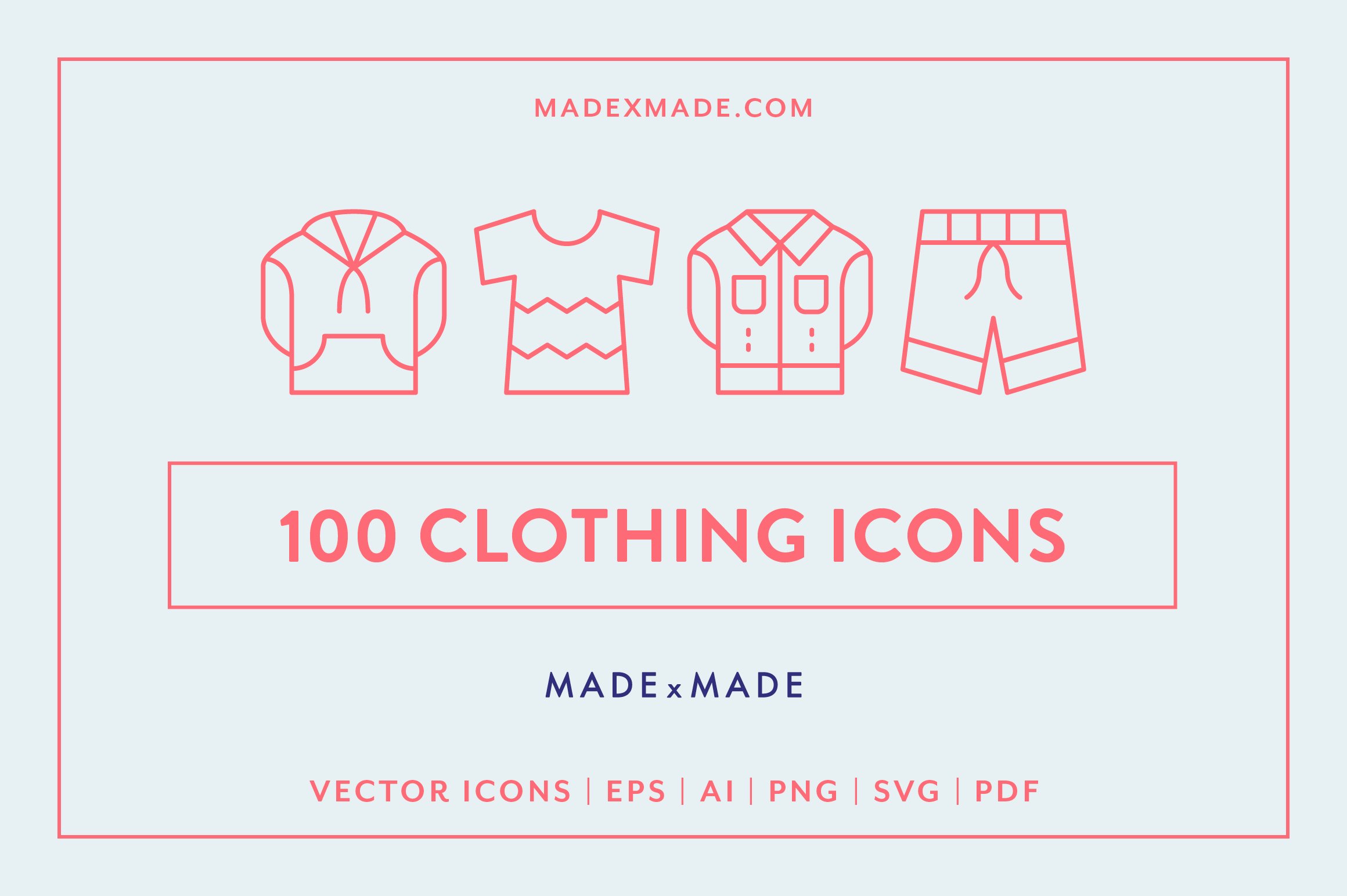 Clothing Icons cover image.