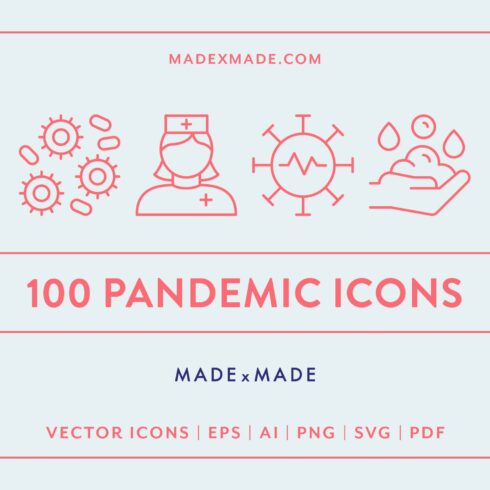 Pandemic Line Icons cover image.