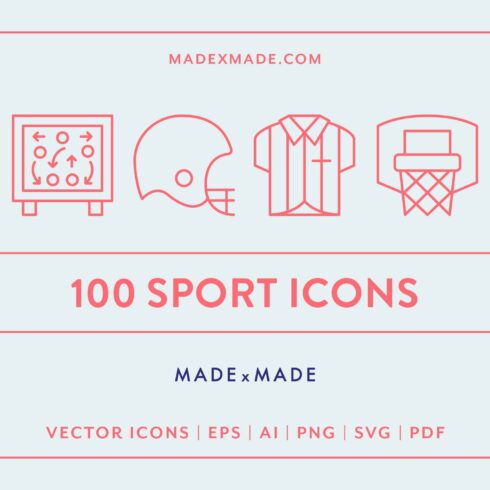 Sport Line Icons cover image.